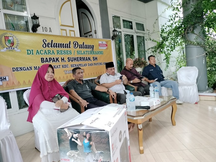 Warga Minta Perbaikan insfrastruktur Saat Reses Anggota DPRD Kota Pekanbaru dari Partai Hanura H suherman